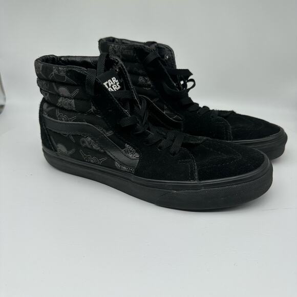 VANS Star Wars Dark Side SK8 High Top Black/Grey Sneakers Mens Size 5.5 - Picture 9 of 16